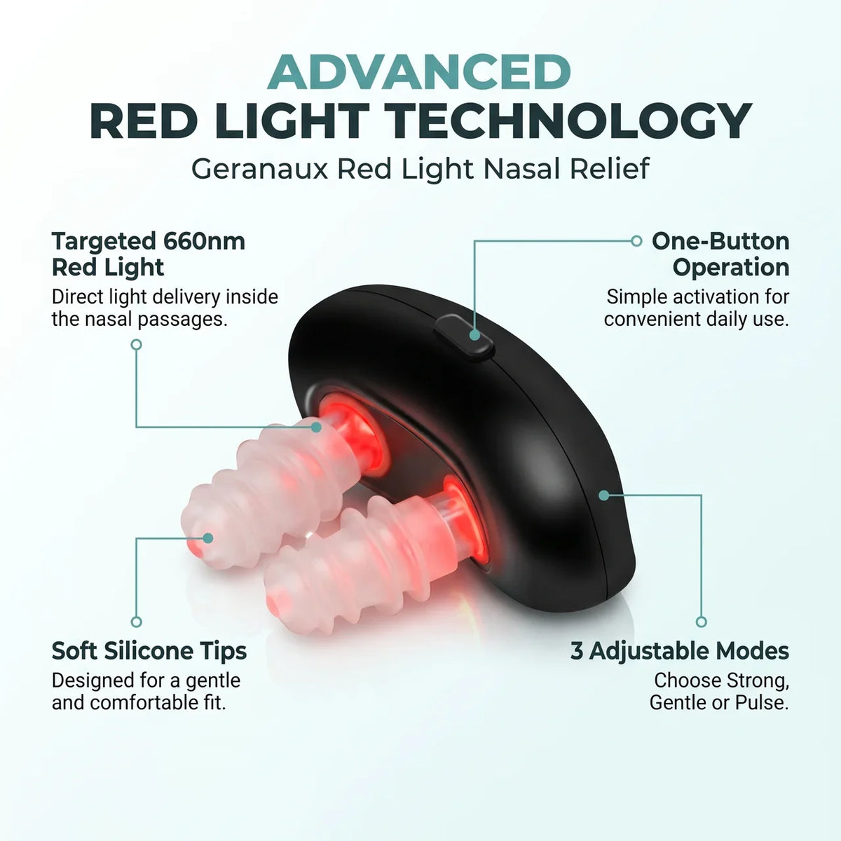 Geranaux™ Red Light Nasal Relief